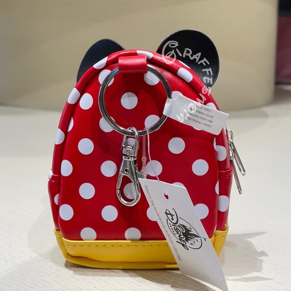 Disney Parks Minnie Mouse Backpack Coin Keychain - Picture 2 of 4